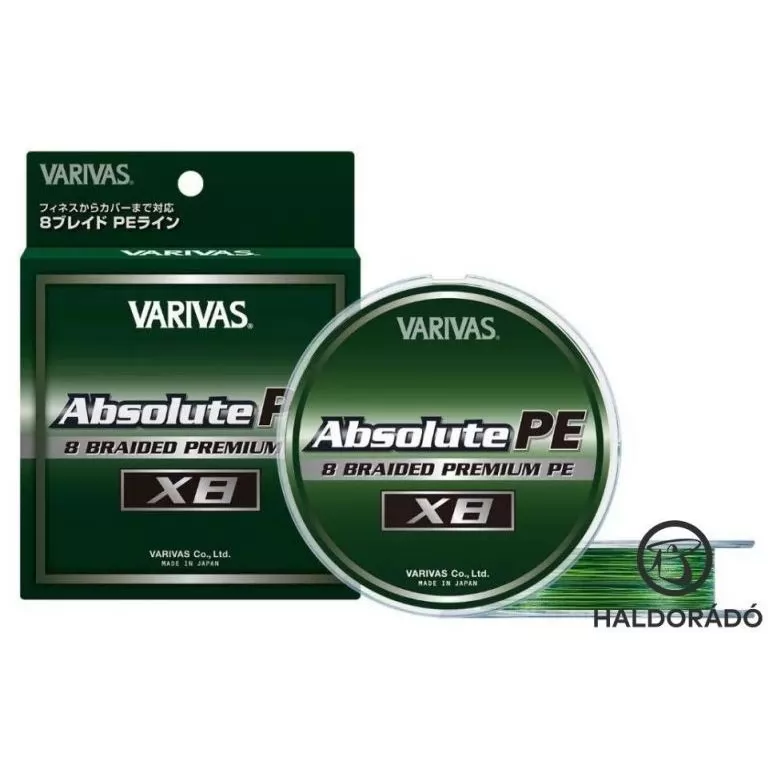 VARIVAS Absolute Premium Green PE X8 150 m - 2,0 / 1