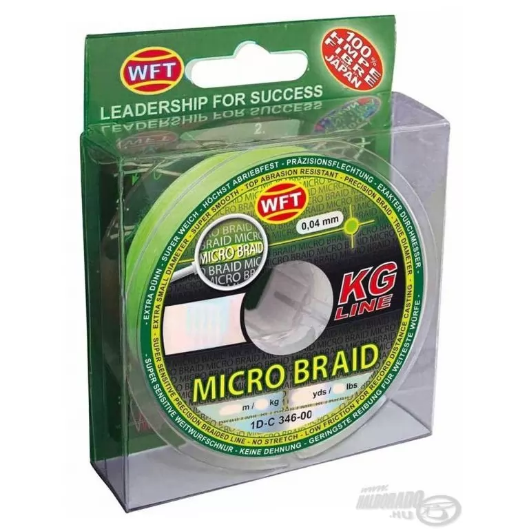 WFT Micro Braid UV Zöld 0,06 mm / 1